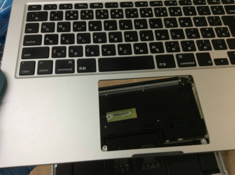 MacBookPro 13インチ Early2015 キーボード交換