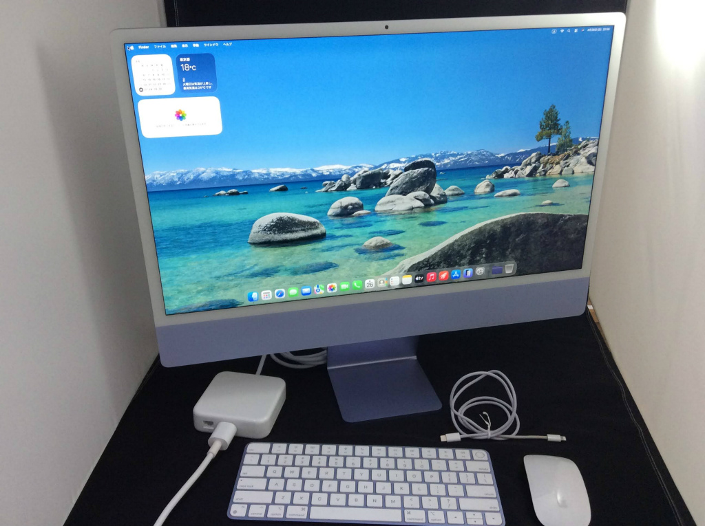 Apple iMac 24inch M1 2021 CTO USB4ポート USキーボード